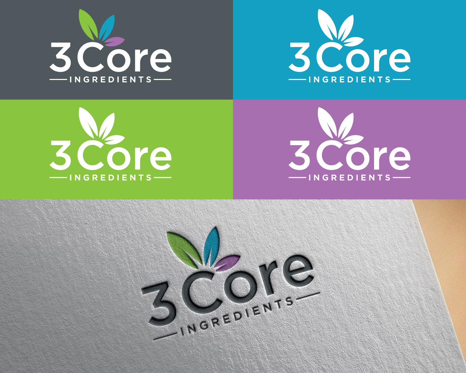 Logo Design by Atec for 3 CORE INGREDIENTS | Design #21159316