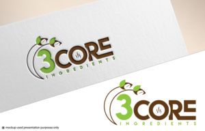 Logo Design by A S design @ for 3 CORE INGREDIENTS | Design: #21169357