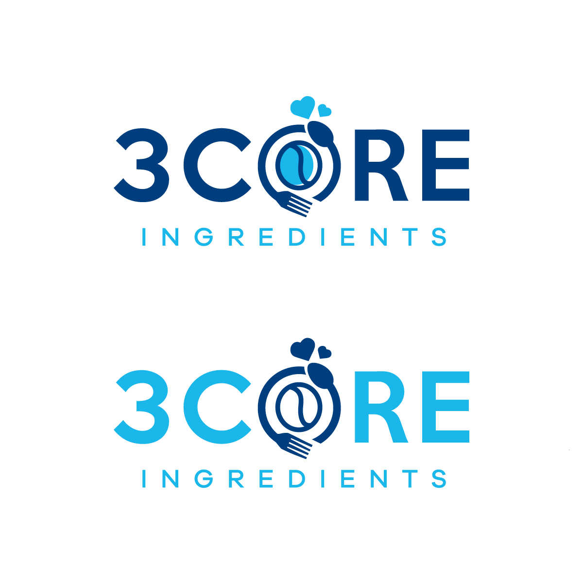 Logo Design by **INCREDIBLEDESIGNERS** for 3 CORE INGREDIENTS | Design #21152864