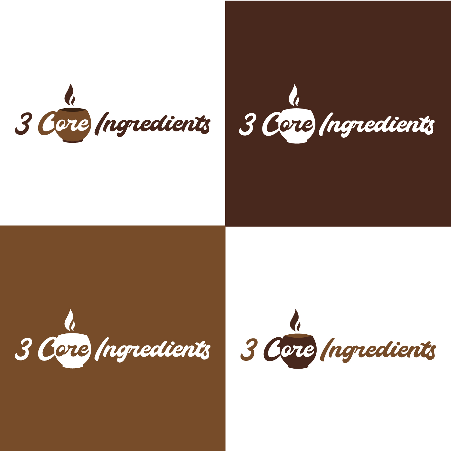 Logo Design by k.l.s.chatterjee 2 for 3 CORE INGREDIENTS | Design #21150691