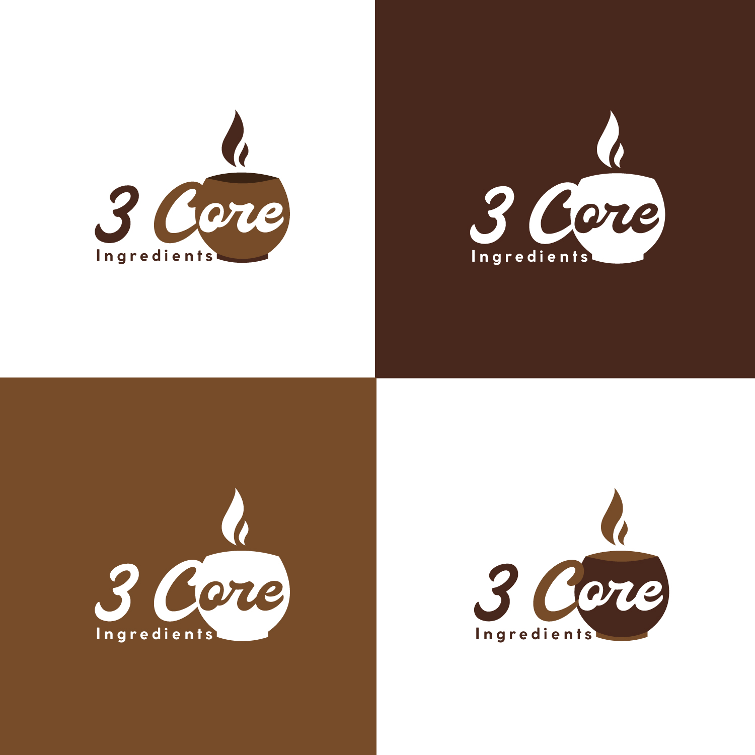 Logo Design by k.l.s.chatterjee 2 for 3 CORE INGREDIENTS | Design #21150805