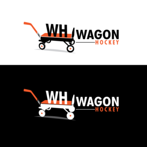 "Wagon Hockey" and "WH"  | Logo Design by FourtuneDesign
