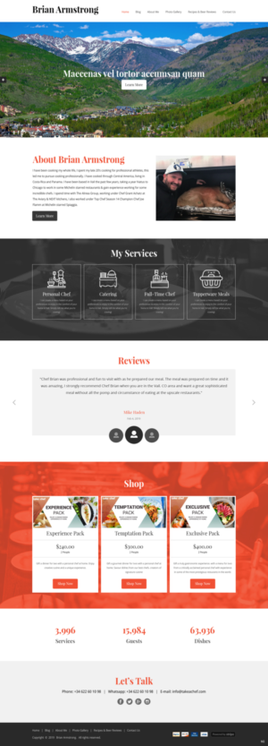 Web Design by pb for this project | Design: #21153835