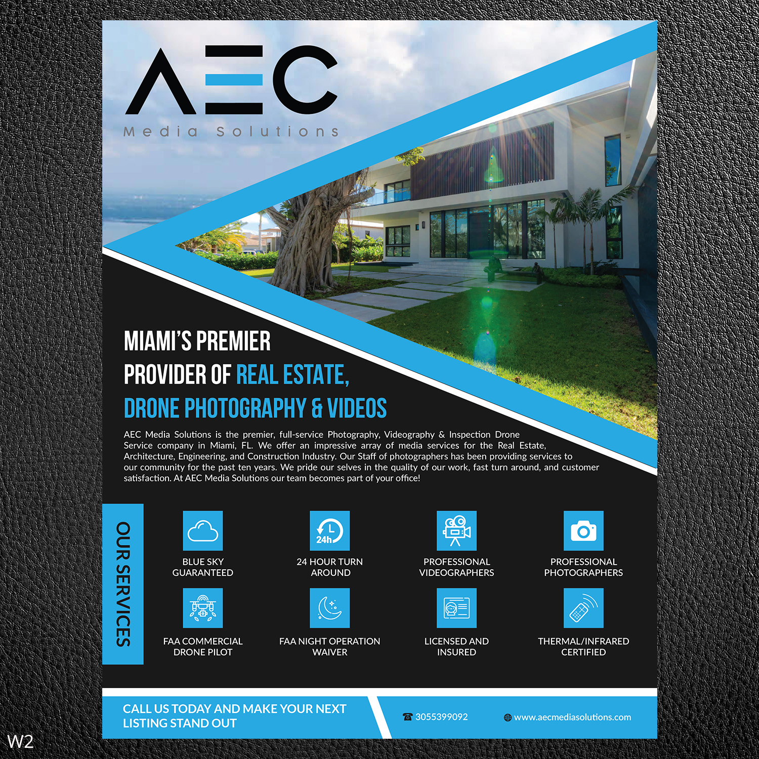 Flyer Design by Designanddevelopment for AEC Drone Services | Design: #21157128