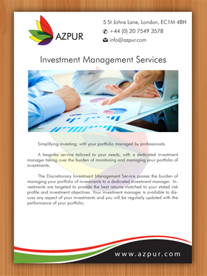 Brochure Design by Sbss for Azpur LLP | Design: #2970755