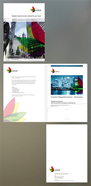 Brochure Design by Craig Steel Design for Azpur LLP | Design #2972163