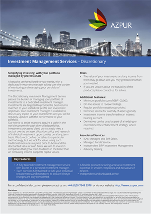 Brochure Design by barinix for Azpur LLP | Design #2933505