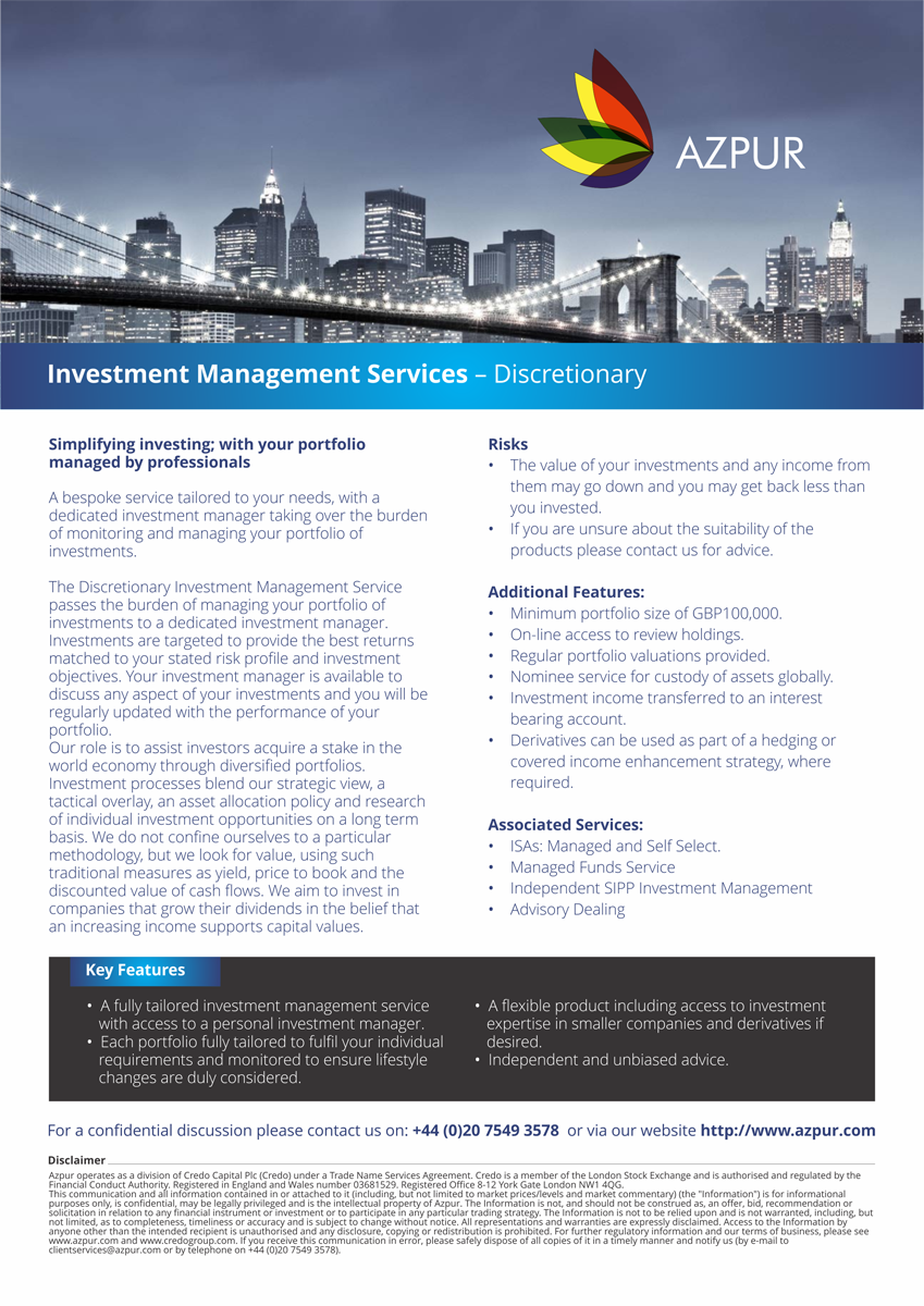 Brochure Design by barinix for Azpur LLP | Design #2933524