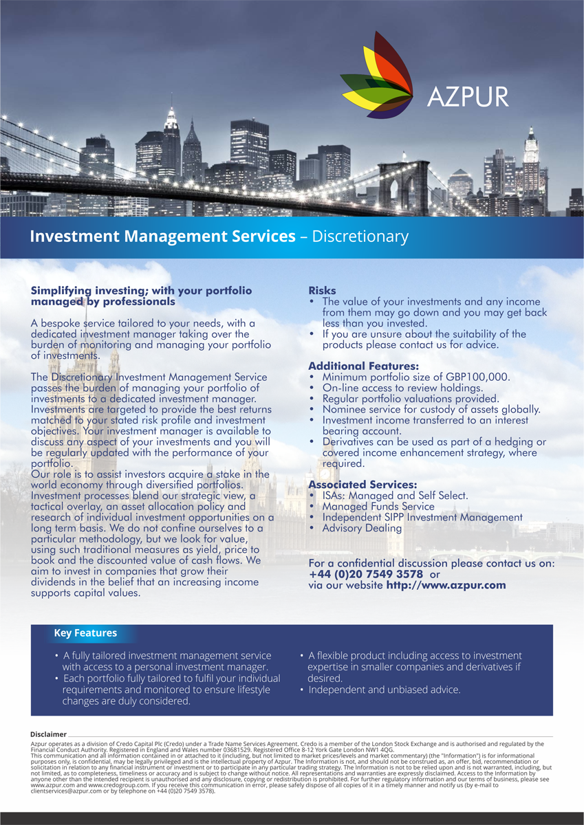 Design de Brochure par barinix pour Azpur LLP | Design #2933587