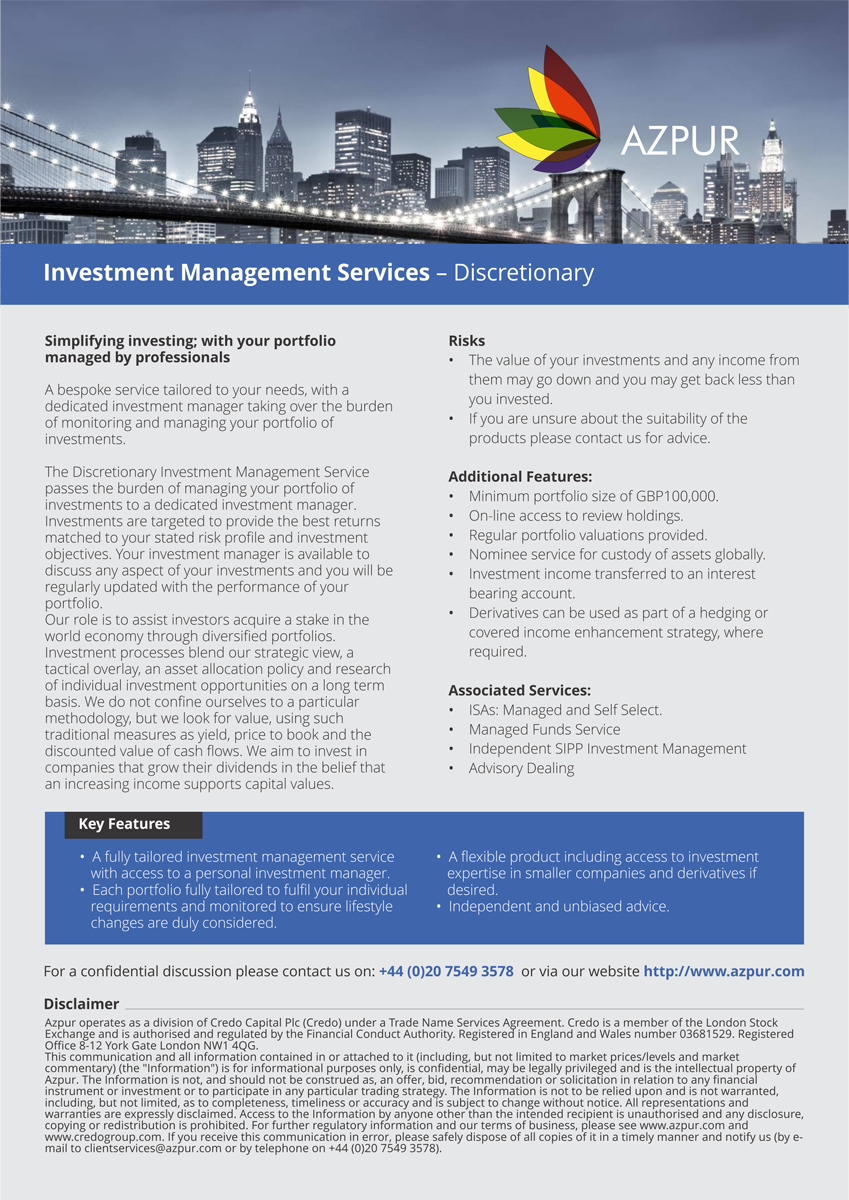 Design de Brochure par barinix pour Azpur LLP | Design #2947433