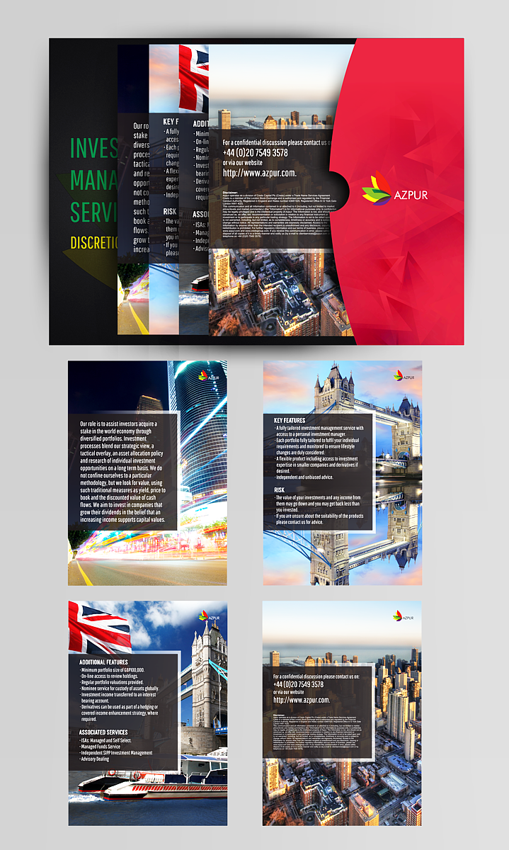 Brochure Design by lookedaeng for Azpur LLP | Design: #2956411