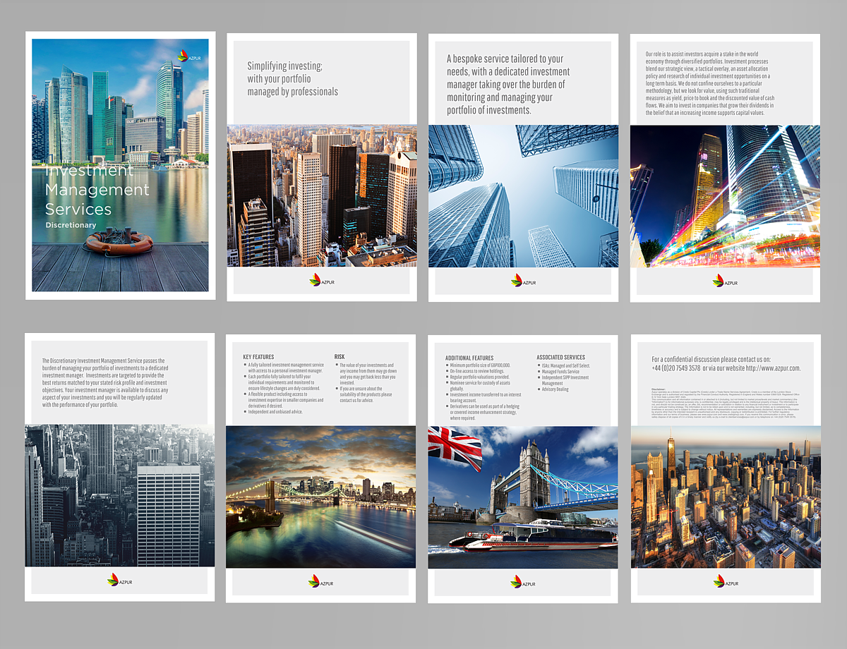 Brochure Design by lookedaeng for Azpur LLP | Design #2956452