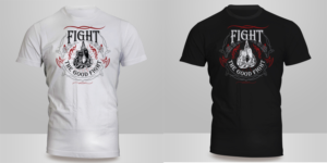 Boxing gloves- fight the good fight  | T-Shirt-Design von Kero