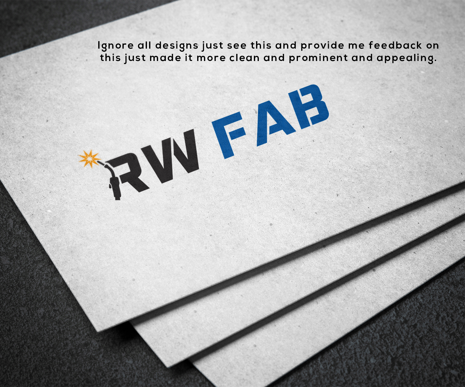 Logo Design by AbdullahDesigns™ for R.W. Fab | Design #21178266