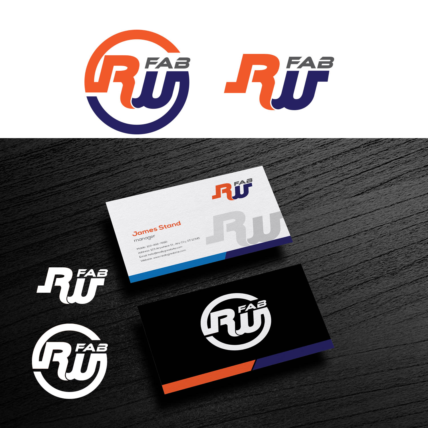 Logo Design by Finley Johnson for R.W. Fab | Design #21212159