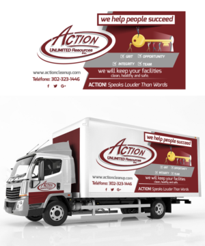 26' delivery truck design graphics | Graphic Design by YERR®