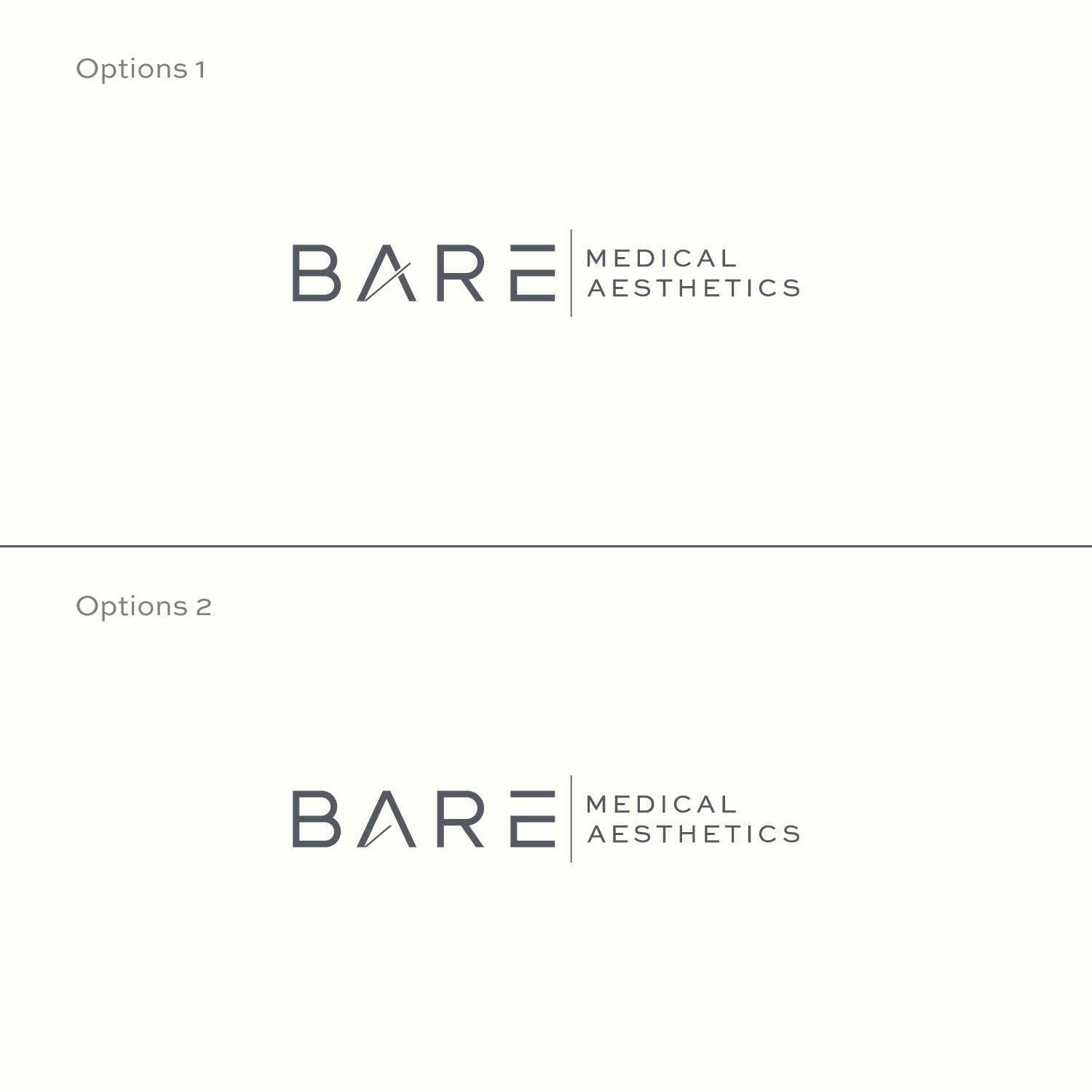 Logo Design by SlashGrid for BARE | Design #21168061