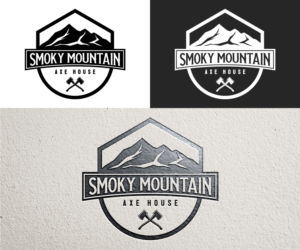 Smoky Mountain Axe House | Logo Design by H-H Arts