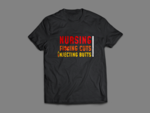 cuts/buts | T-shirt Design by normi