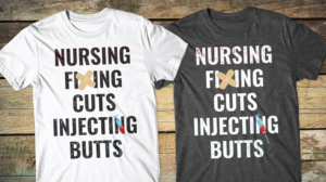 cuts/buts | T-shirt Design by db1404