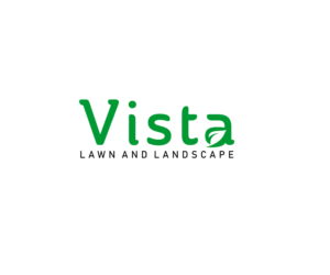 Vista (as the main letters) Lawn and Landscape (below the name Vista) | Logo Design by Tt design