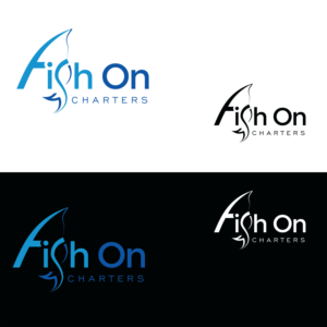 Fish on Charters  | Logo Design by emptyboxgraphics