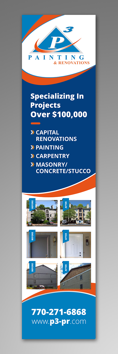 Design de Stand d'Exposition par ecorokerz pour P3 Painting & Renovations | Design #21171465