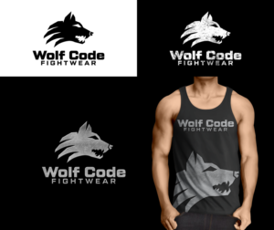Wolf Code Fightwear | Logo-Design von AFD
