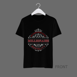 Millionaire Mentality T-Shirt Design | T-shirt Design by typeo1978
