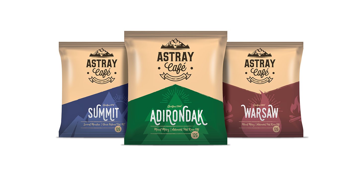 Packaging Design by meena.bor for Astray Café | Design #21217334
