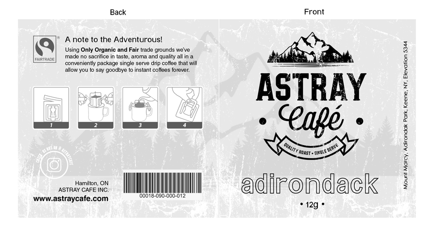 Packaging Design by Phouii for Astray Café | Design #21187804