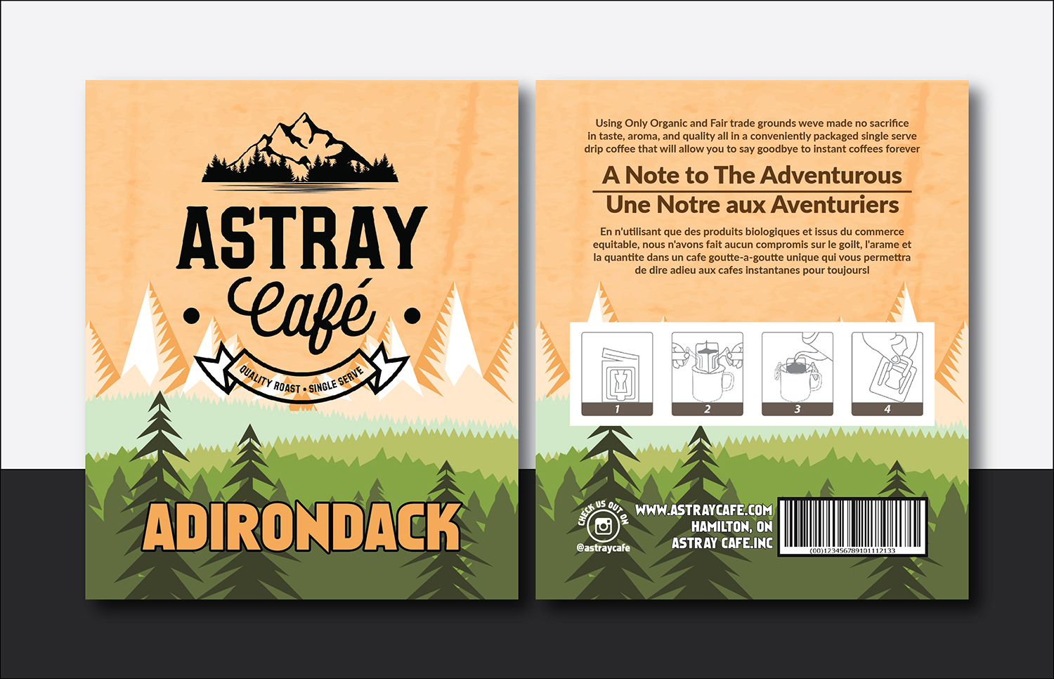 Packaging Design by Deziners Zone for Astray Café | Design #21175551