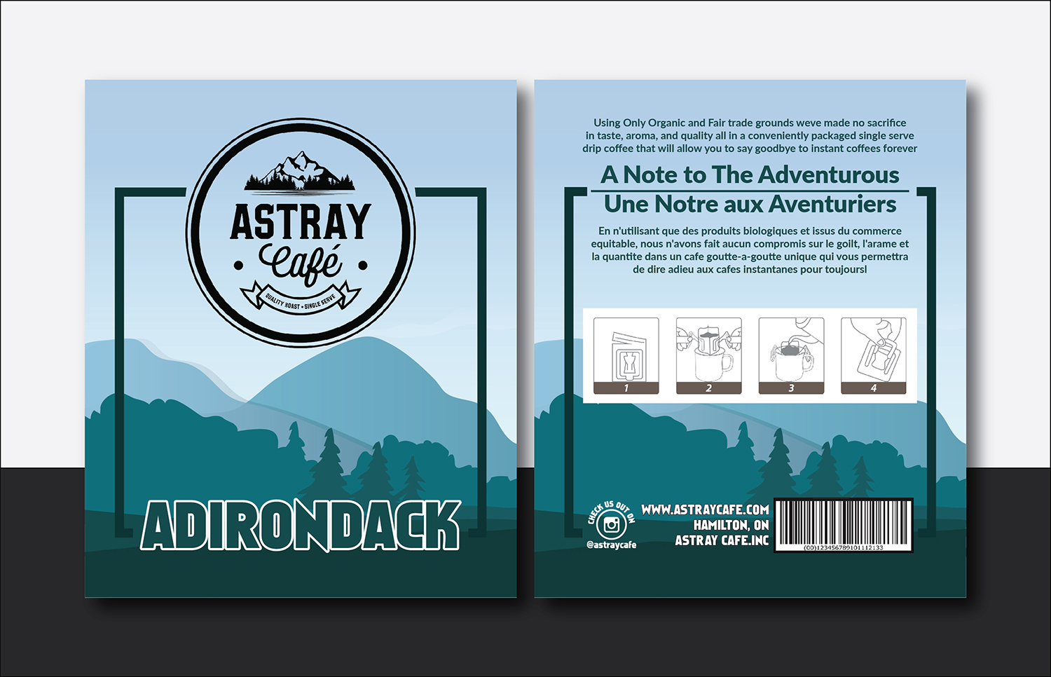 Packaging Design by Deziners Zone for Astray Café | Design #21175552