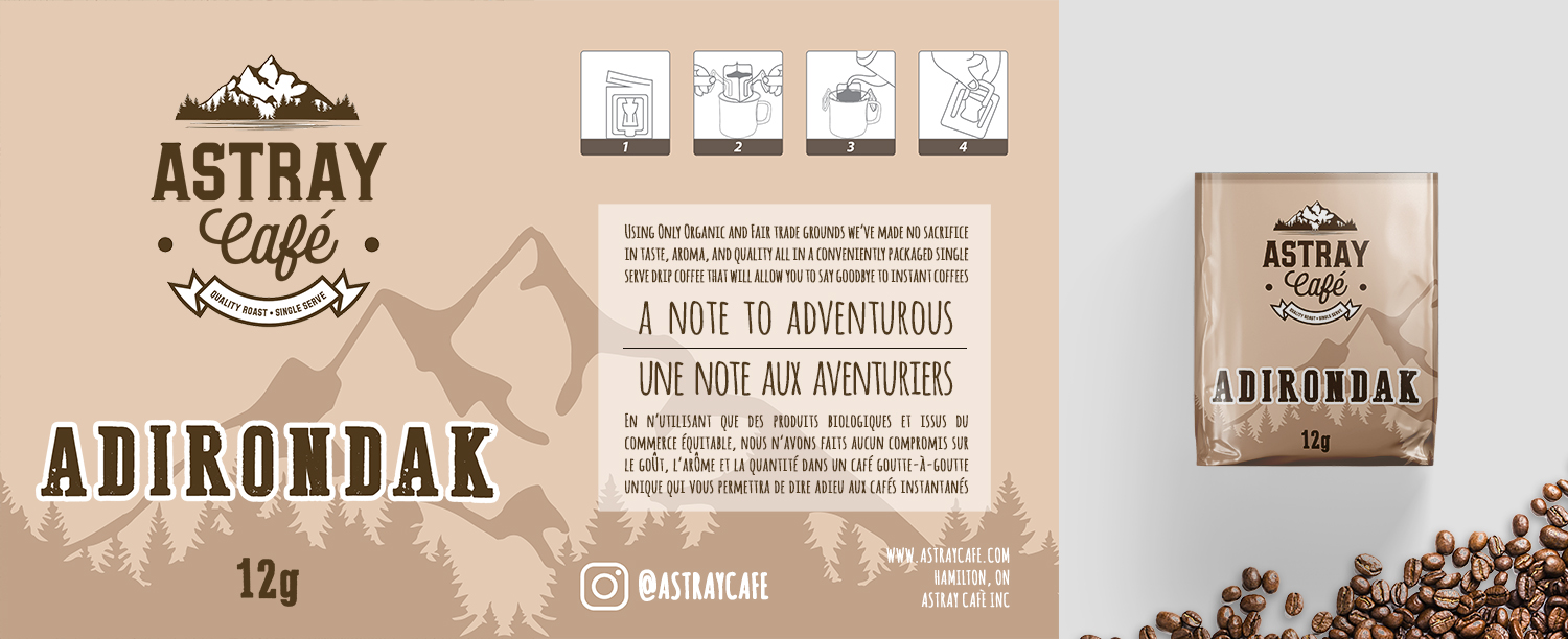 Packaging Design by Germanicus for Astray Café | Design #21264111