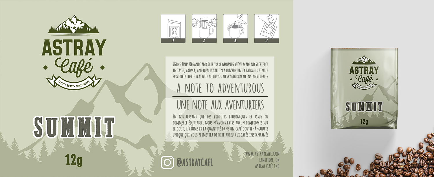 Packaging Design by Germanicus for Astray Café | Design #21264112