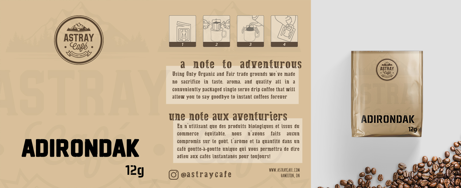 Packaging Design by Germanicus for Astray Café | Design #21264947