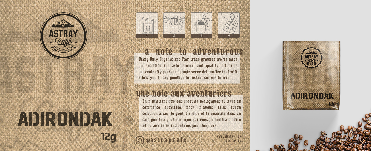 Packaging Design by Germanicus for Astray Café | Design #21264956