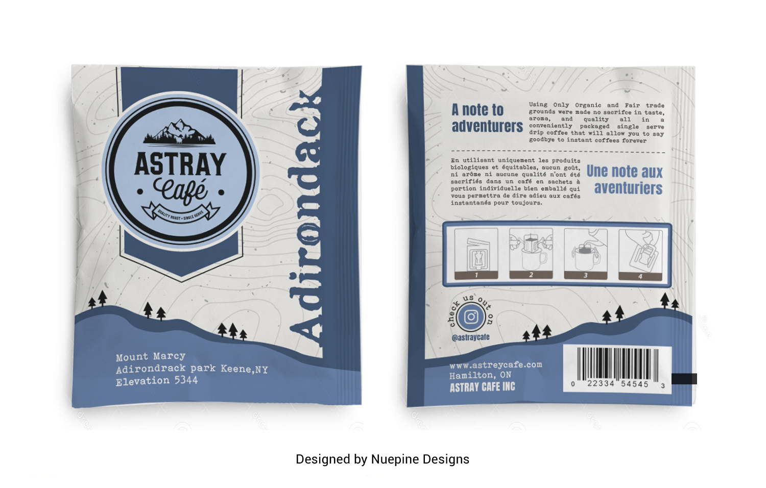 Diseño de Empaque por Nuepine Designs para Astray Café | Diseño #21265603