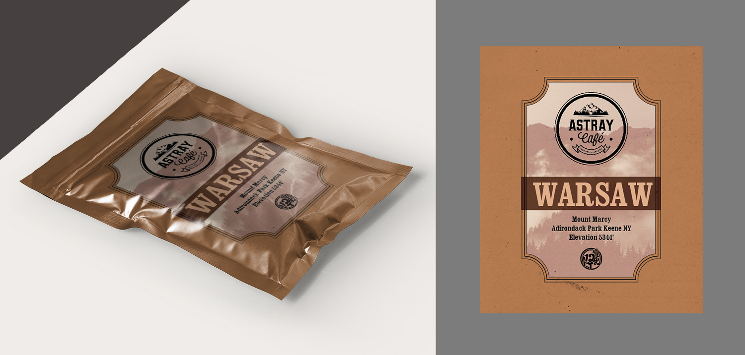 Packaging Design by RGraphic for Astray Café | Design #21207602