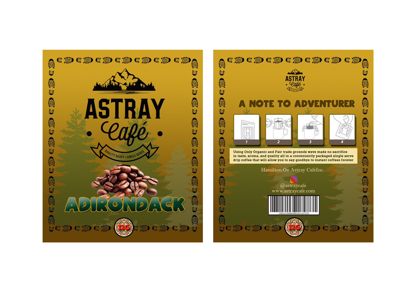 Design Emballage par jackstk 24 pour Astray Café | Design #21261437