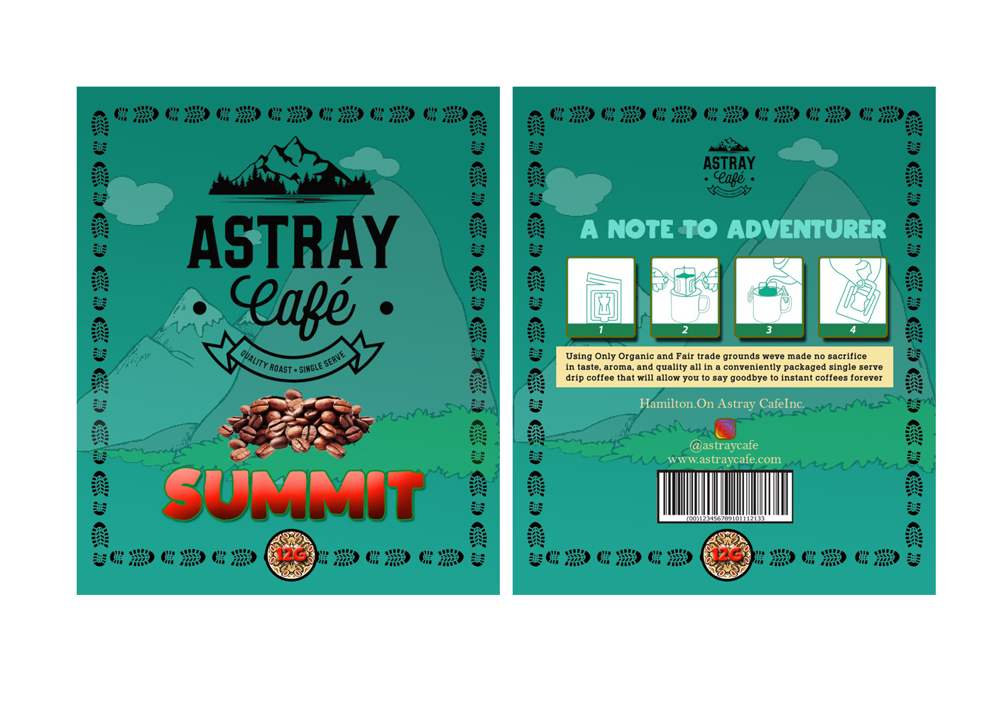 Packaging Design by jackstk 24 for Astray Café | Design #21261576