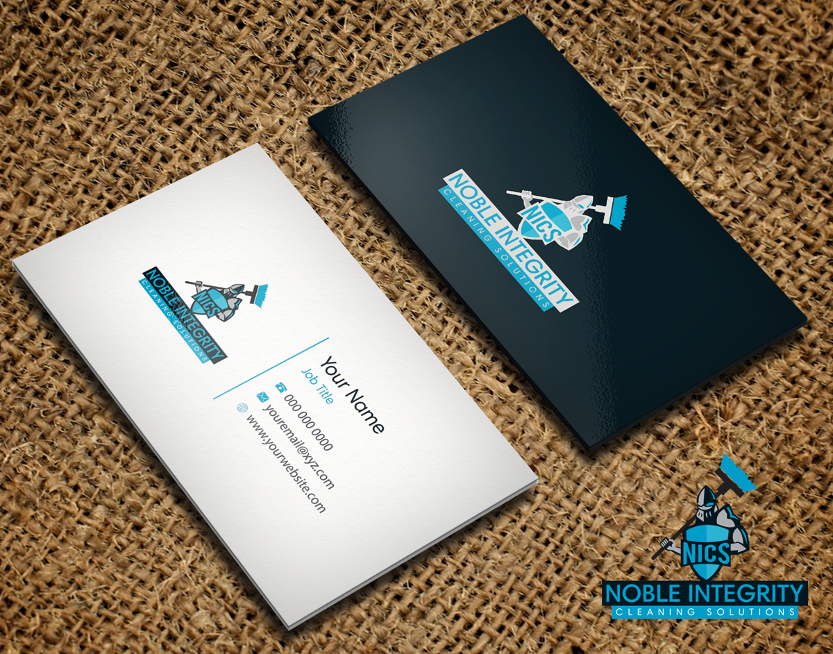 Design de Carte de Visite par Riz' pour Noble Integrity Cleaning Solutions | Design #21192681