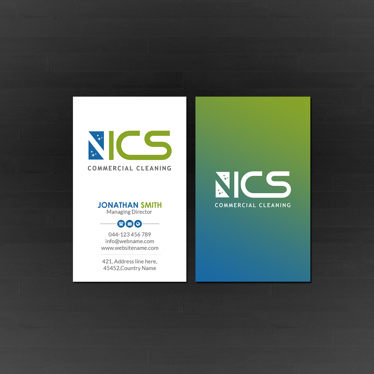 Diseño de Tarjeta de Presentación por Creations Box 2015 para Noble Integrity Cleaning Solutions | Diseño #21197527