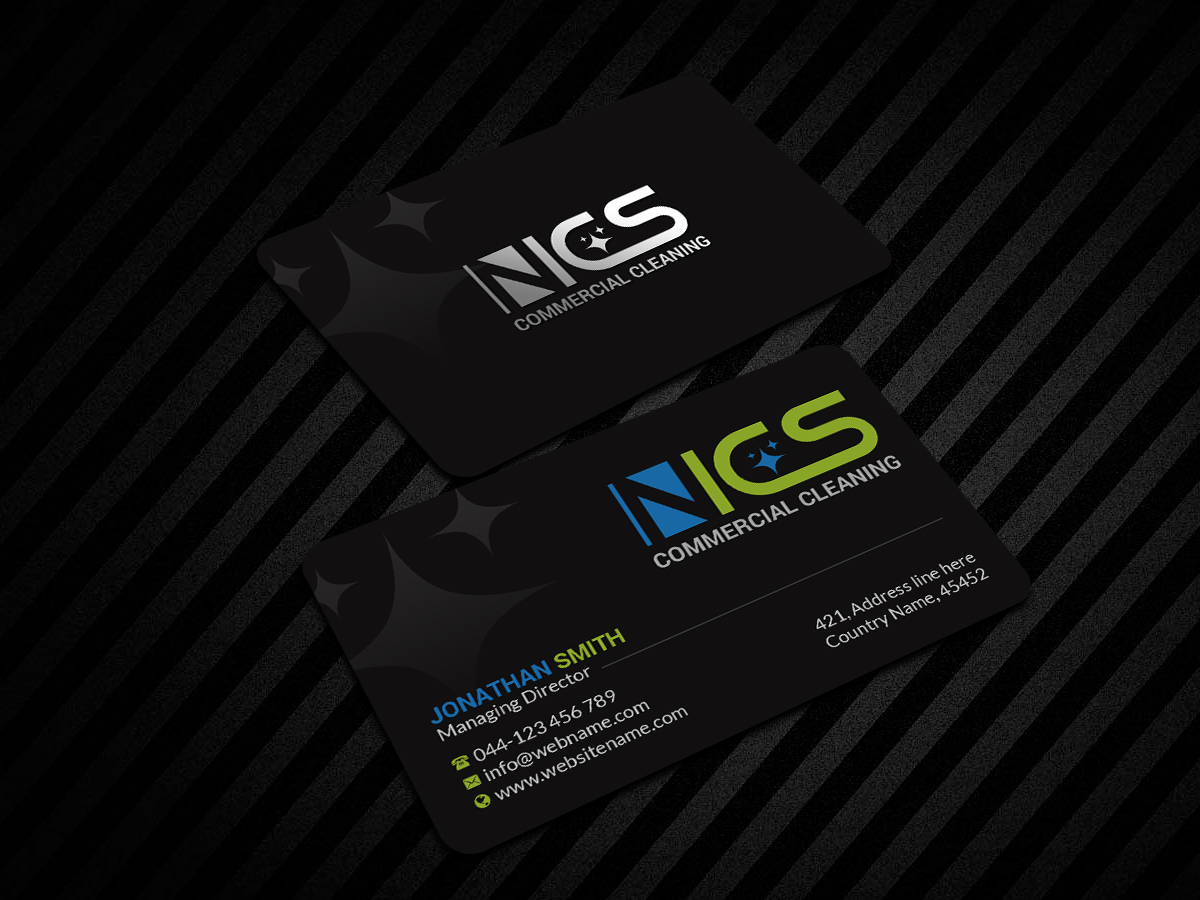 Visitenkarten-Design von Creations Box 2015 für Noble Integrity Cleaning Solutions | Design #21199350