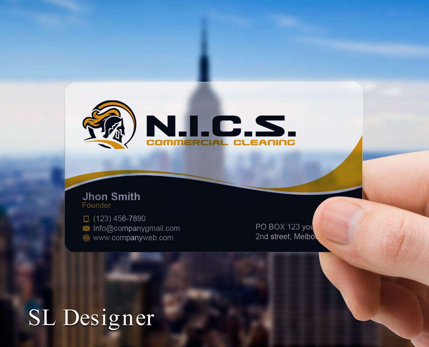 Visitenkarten-Design von SL Designer für Noble Integrity Cleaning Solutions | Design #21204502