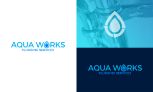 Aqua Works Plumbing Services  | Logo Design by Avartde