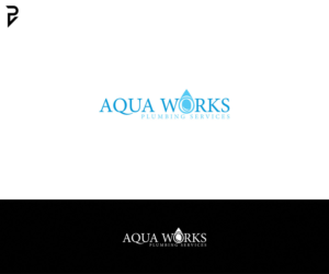 Logo Design by poisonvectors for Aqua Works Plumbing Co. | Design #21175301