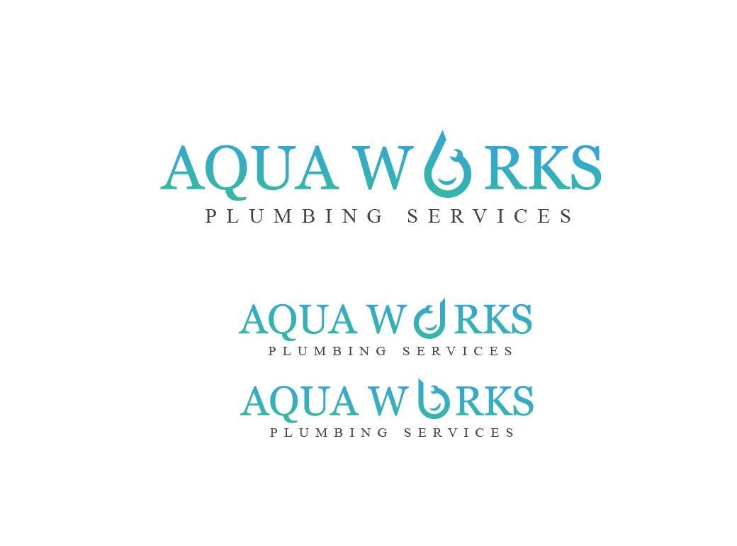 Logo Design by zidlez for Aqua Works Plumbing Co. | Design #21179631