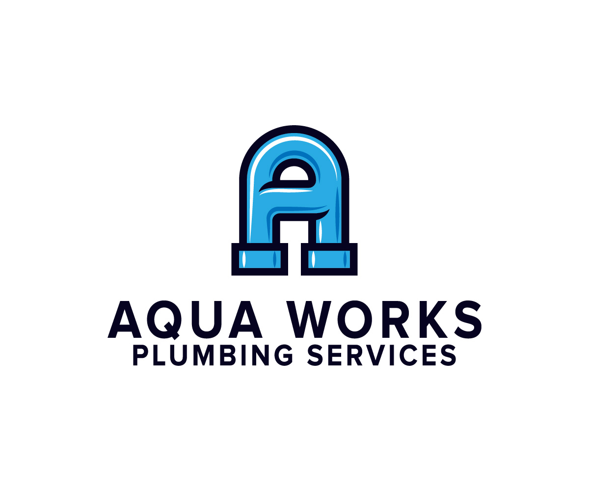 Logo Design by Mohamed 65 for Aqua Works Plumbing Co. | Design #21179650