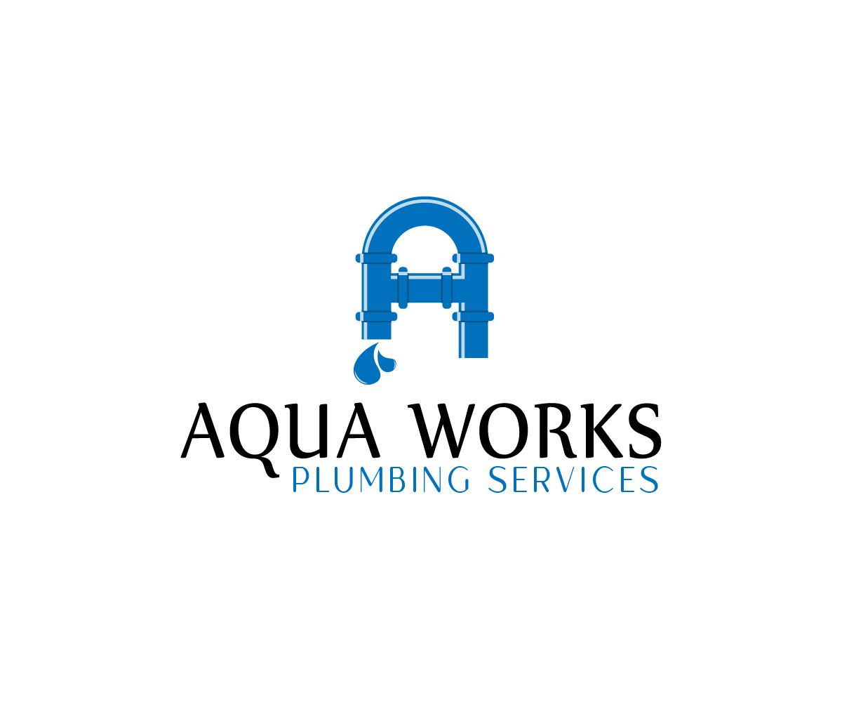 Logo Design by Mohamed 65 for Aqua Works Plumbing Co. | Design #21179651